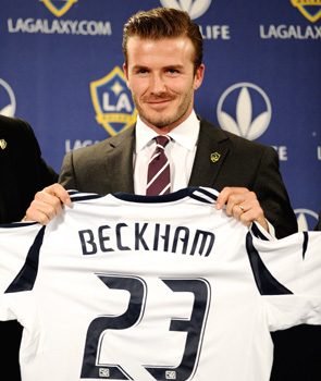 david beckham, los angeles galaxy, major league soccer, MLS